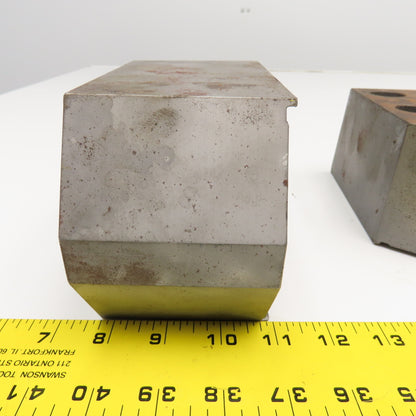 4-1/4"x 5-5/8"x 3-1/4" Tall Lathe Chuck Soft Jaws Lot Of 3