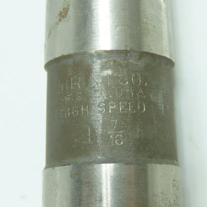 MR & T Co 1-7/16" Chucking Reamer Straight 10 Flute MT4 Shank 6-3/8" LOC 13" OAL