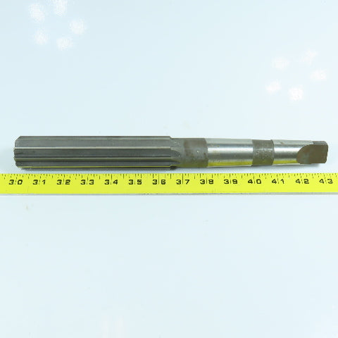 MR & T Co 1-7/16" Chucking Reamer Straight 10 Flute MT4 Shank 6-3/8" LOC 13" OAL