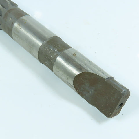 MR & T Co 1-7/16" Chucking Reamer Straight 10 Flute MT4 Shank 6-3/8" LOC 13" OAL