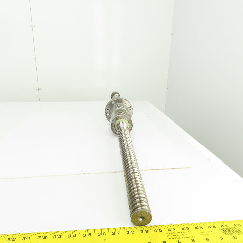 40mm Single Start 10mm Pitch Ball Screw & Nut 19-1/2" Screw Length 35-3/8" OAL