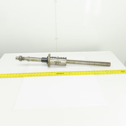 40mm Single Start 10mm Pitch Ball Screw & Nut 19-1/2" Screw Length 35-3/8" OAL