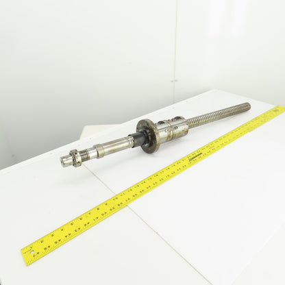 40mm Single Start 10mm Pitch Ball Screw & Nut 19-1/2" Screw Length 35-3/8" OAL