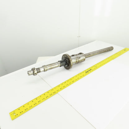 40mm Single Start 10mm Pitch Ball Screw & Nut 19-1/2" Screw Length 35-3/8" OAL