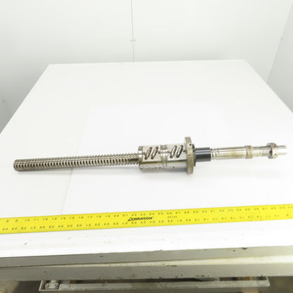 40mm Single Start 10mm Pitch Ball Screw & Nut 19-1/2" Screw Length 35-3/8" OAL