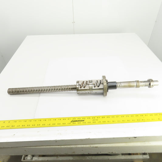 40mm Single Start 10mm Pitch Ball Screw & Nut 19-1/2" Screw Length 35-3/8" OAL