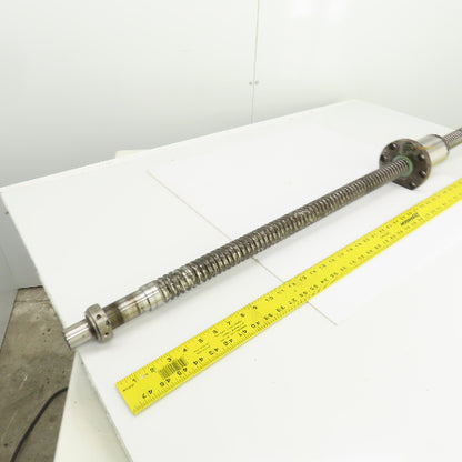 40mm Single Start 10.5mm Pitch Ball Screw & Nut 31-3/4" Screw Length 49-1/4" OAL