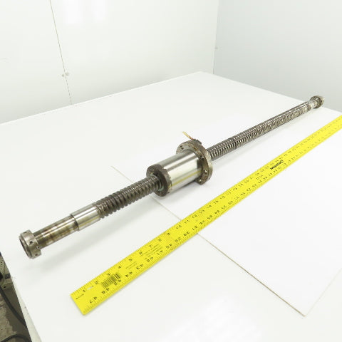 40mm Single Start 10.5mm Pitch Ball Screw & Nut 31-3/4" Screw Length 49-1/4" OAL