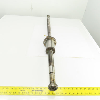 40mm Single Start 10.5mm Pitch Ball Screw & Nut 31-3/4" Screw Length 49-1/4" OAL