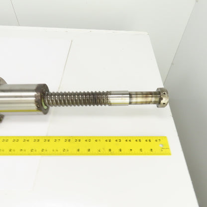 40mm Single Start 10.5mm Pitch Ball Screw & Nut 31-3/4" Screw Length 49-1/4" OAL