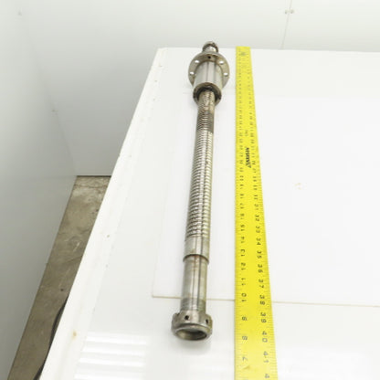 NSK 40mm Single Start 9mm Pitch Ball Screw & Nut 24-3/4" Screw Length 35" OAL