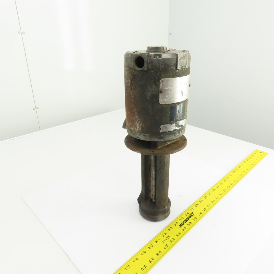 1/8HP Vertical Coolant Pump 8-3/4" Depth 208-230/460V 3PH 2850RPM 60HZ NO TAG