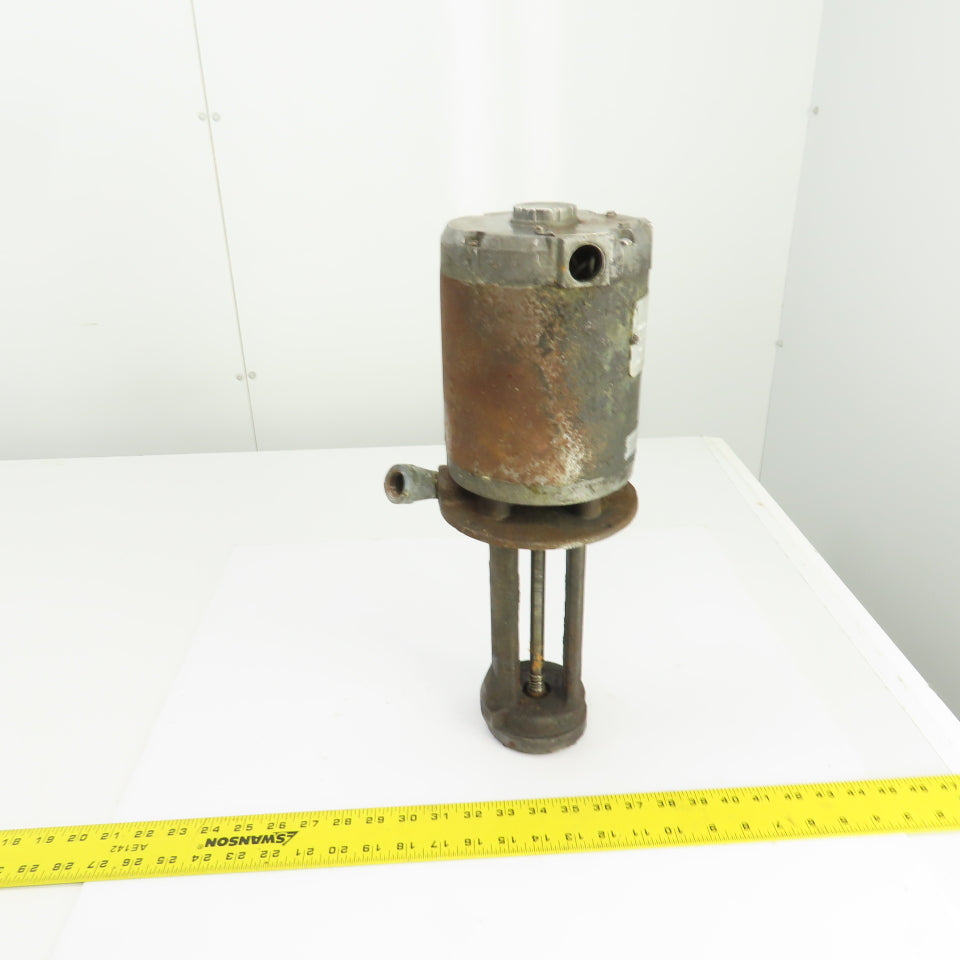 1/8HP Vertical Coolant Pump 8-3/4" Depth 208-230/460V 3PH 2850RPM 60HZ NO TAG