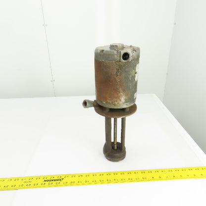 1/8HP Vertical Coolant Pump 8-3/4" Depth 208-230/460V 3PH 2850RPM 60HZ NO TAG
