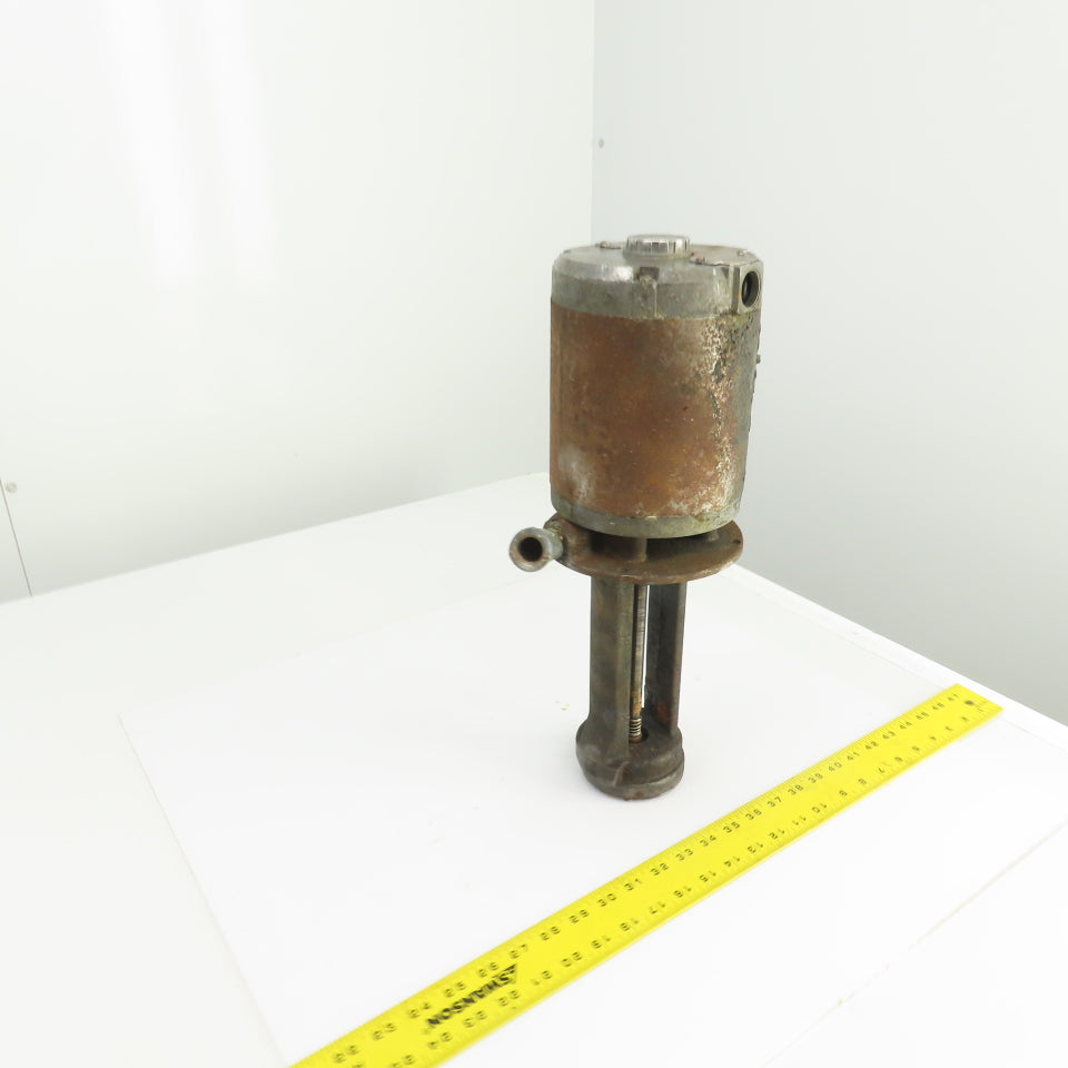 1/8HP Vertical Coolant Pump 8-3/4" Depth 208-230/460V 3PH 2850RPM 60HZ NO TAG