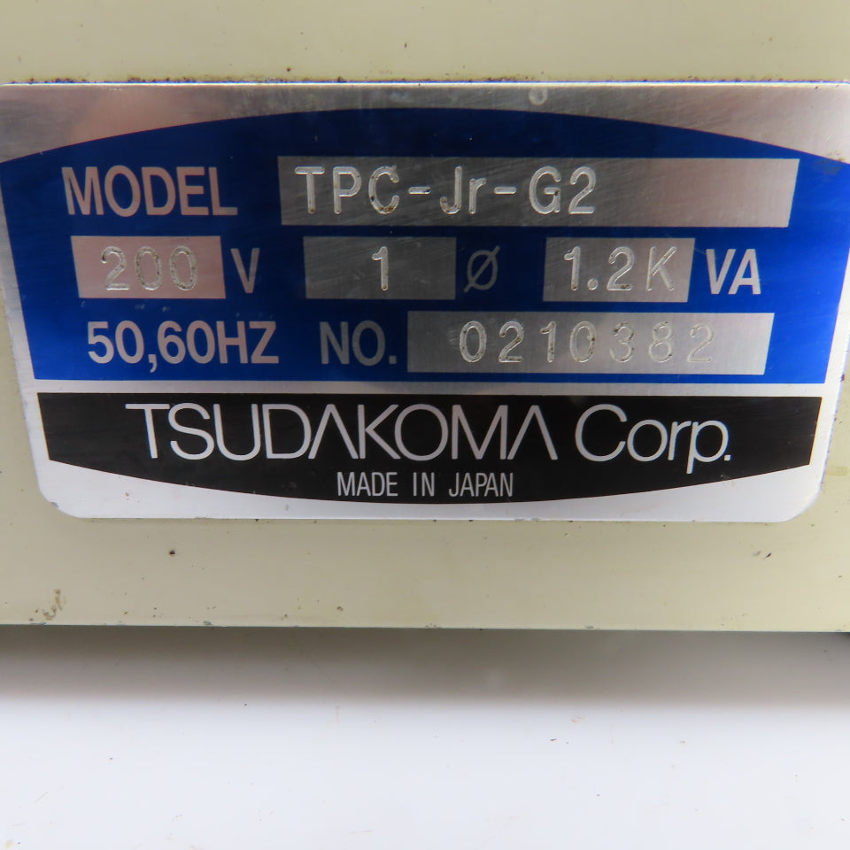 Tsudakoma TPC-Jr-G2 Rotary Indexing Controller 200V 1PH 1.2kVA 50/60HZ