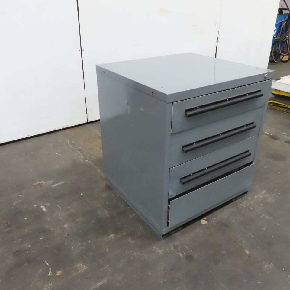 Equipto 30" x 27-3/4" x 33" Tall 4 Drawer Tool Parts Shop Storage Cabinet
