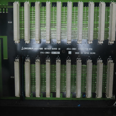 Okuma E7191-855-021 Opus 7000 CPU/IF Rack 10 Slot 1911-2003 E4809-770-098