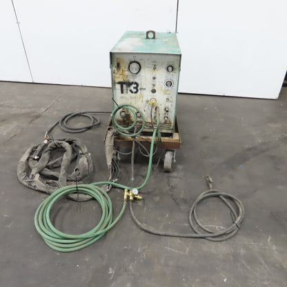 L-Tec Heliarc H-250HF 250V 1Ph AC/DC TIG Welding Power Supply On Casters