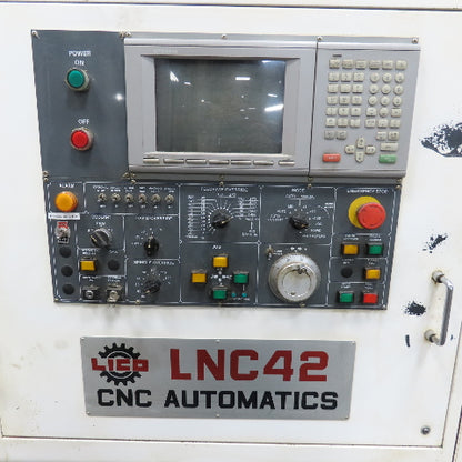 Lico LNC-42 2 Axis CNC Horizontal Turning Center 10" Swing 8 Tool Turret