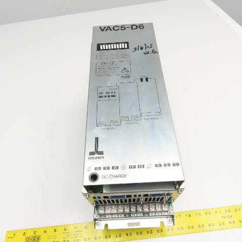 Okuma U1212-0006-001-12 U3.1 VAC5-D6 Spindle Drive Amplifier
