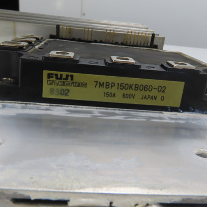 Fuji 7MBP150KB060-02 Module 150A 600V W/Showa Aluminum Heat Sink 10-1/2" x 3"