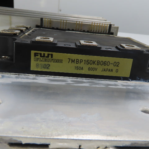 Fuji 7MBP150KB060-02 Module 150A 600V W/Showa Aluminum Heat Sink 10-1/2" x 3"