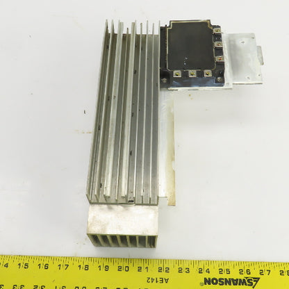 Fuji 7MBP150KB060-02 Module 150A 600V W/Showa Aluminum Heat Sink 10-1/2" x 3"