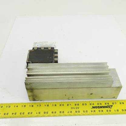 Fuji 7MBP150KB060-02 Module 150A 600V W/Showa Aluminum Heat Sink 10-1/2" x 3"