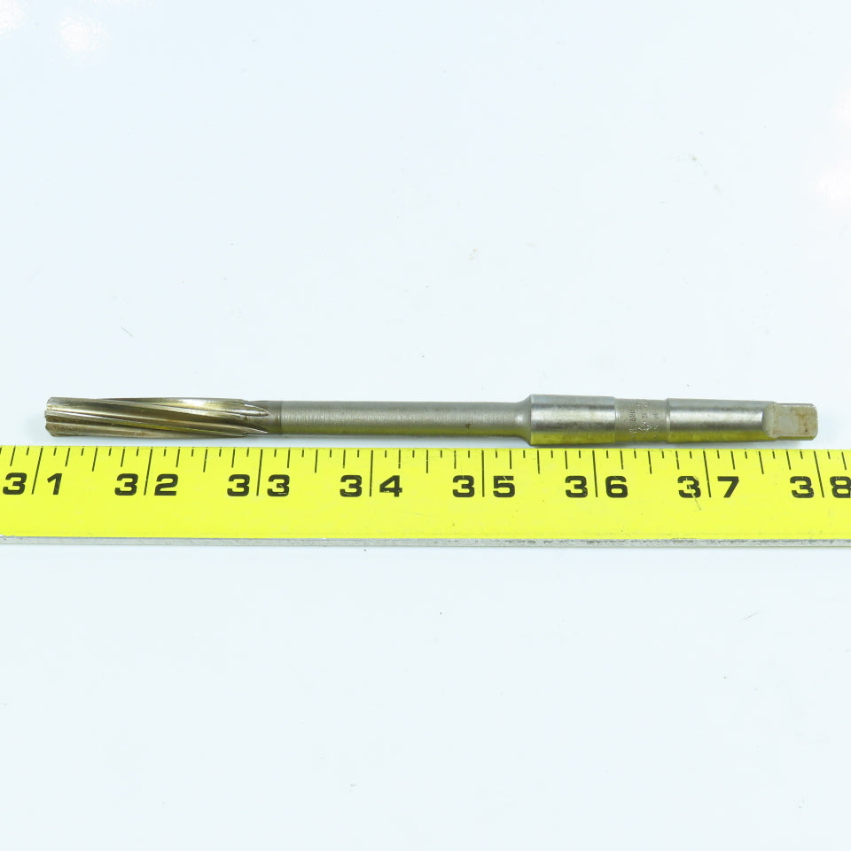 Cleveland 3/8" Chucking Reamer 6 Straight Flute Morse Taper #1 Shank Lot of 2
