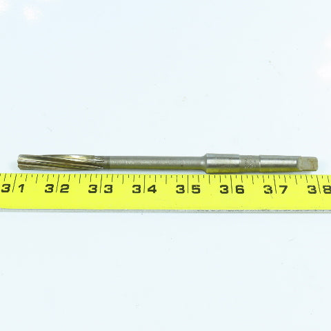 Cleveland 3/8" Chucking Reamer 6 Straight Flute Morse Taper #1 Shank Lot of 2