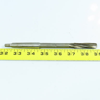 Cleveland 3/8" Chucking Reamer 6 Spiral Flute Morse Taper #1 Shank Lot of 3