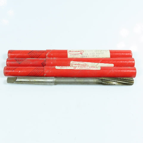 Cleveland 3/8" Chucking Reamer 6 Spiral Flute Morse Taper #1 Shank Lot of 3