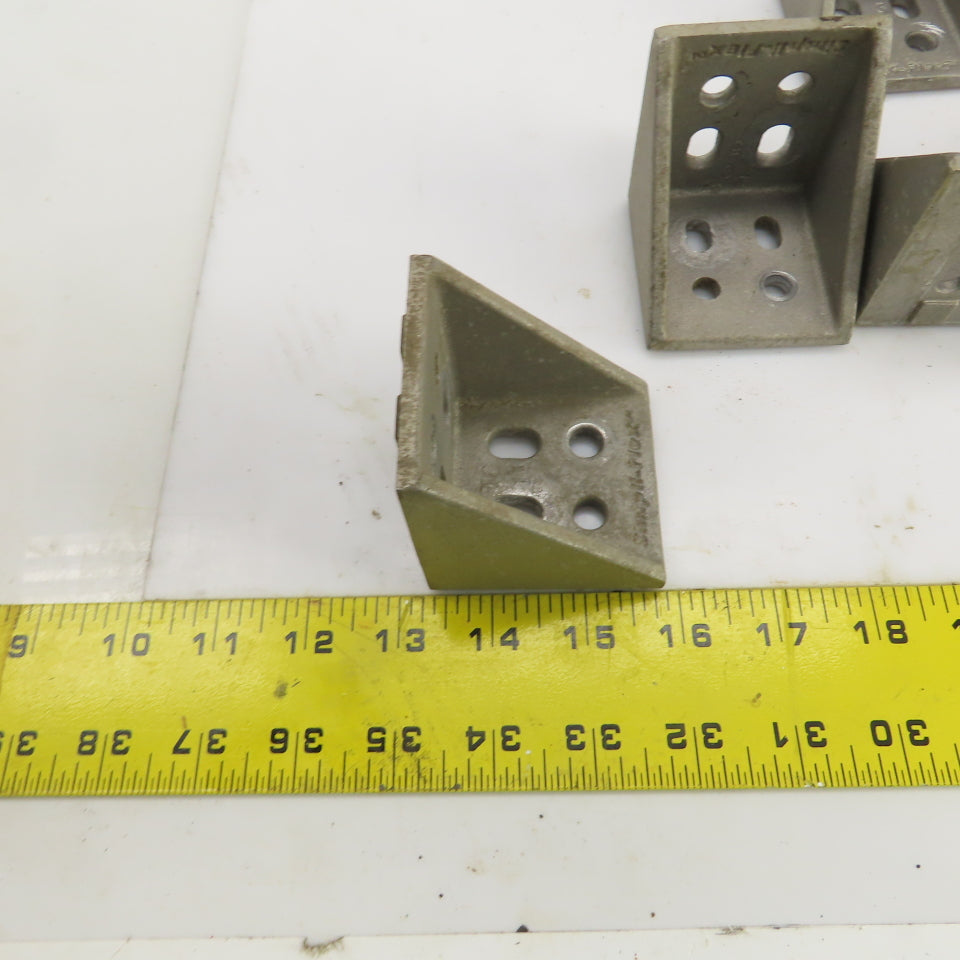 Simpli-Flex TC12 90° Aluminum Mounting Bracket 2-1/2" x 2-1/2" Lot Of 11