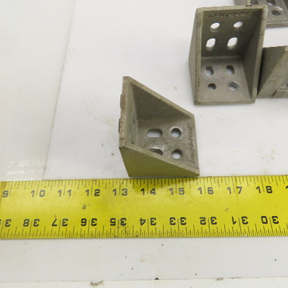 Simpli-Flex TC12 90° Aluminum Mounting Bracket 2-1/2" x 2-1/2" Lot Of 11
