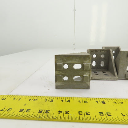Simpli-Flex TC12 90° Aluminum Mounting Bracket 2-1/2" x 2-1/2" Lot Of 11