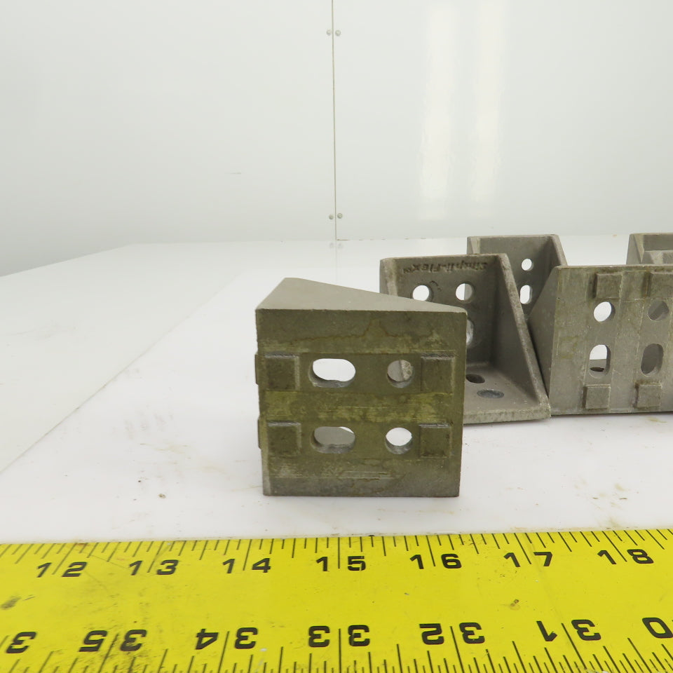 Simpli-Flex TC12 90° Aluminum Mounting Bracket 2-1/2" x 2-1/2" Lot Of 11