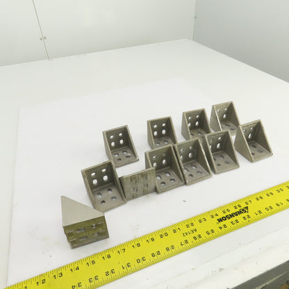 Simpli-Flex TC12 90° Aluminum Mounting Bracket 2-1/2" x 2-1/2" Lot Of 11