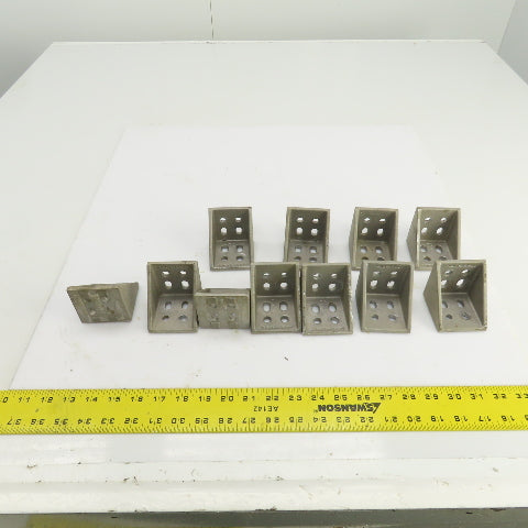 Simpli-Flex TC12 90° Aluminum Mounting Bracket 2-1/2" x 2-1/2" Lot Of 11
