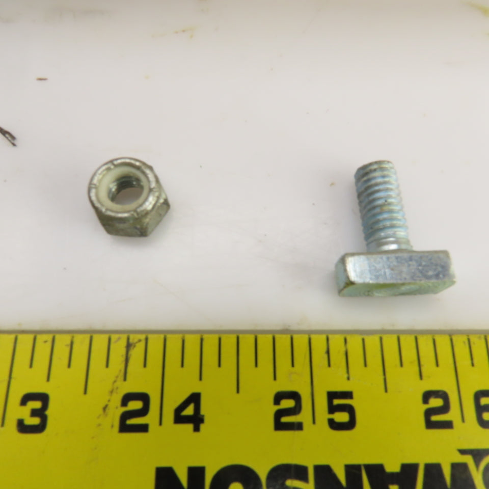 Steel Drop -In T-Slot Stud 5/16"-18 Stud 3/4" L x 3/8" W Nut Included Lot Of 145