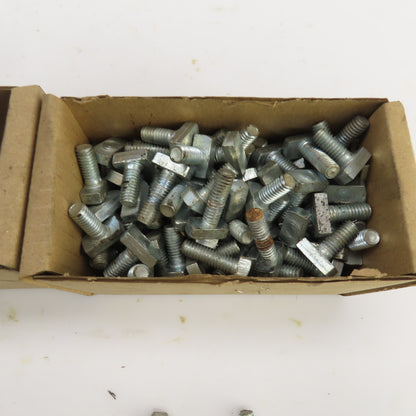 Steel Drop -In T-Slot Stud 5/16"-18 Stud 3/4" L x 3/8" W Nut Included Lot Of 145