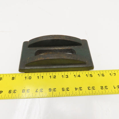 6-1/2" x 3" Width Lathe Steady Rest Bed Clamp Cast Iron