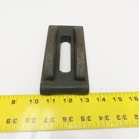 6-1/2" x 3" Width Lathe Steady Rest Bed Clamp Cast Iron