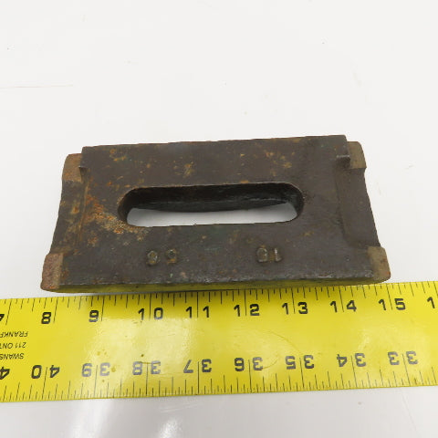 6-1/2" x 3" Width Lathe Steady Rest Bed Clamp Cast Iron