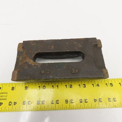6-1/2" x 3" Width Lathe Steady Rest Bed Clamp Cast Iron