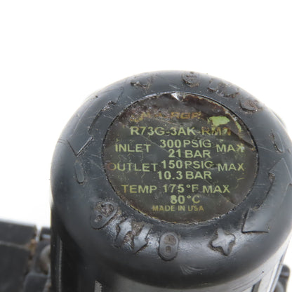 Norgren R73G-3AK-RMN 1/2" NPT Compressed Air Lubricator Regulator