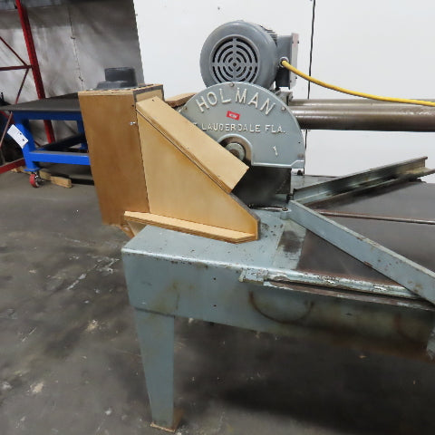 Holman 16" Manual Countertop Panel Bridge Saw 60" Cut 3Hp 115/230V Single Phase 1Ph