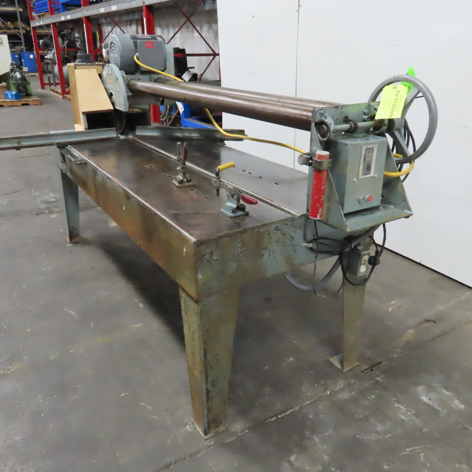 Holman 16" Manual Countertop Panel Bridge Saw 60" Cut 3Hp 115/230V Single Phase 1Ph