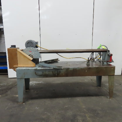 Holman 16" Manual Countertop Panel Bridge Saw 60" Cut 3Hp 115/230V Single Phase 1Ph
