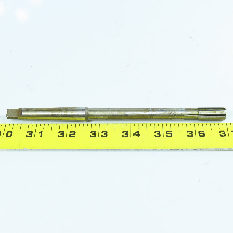 Cleveland 7/16" Chucking Reamer 6 Straight Flute Morse Taper #1 Shank Lot of 5